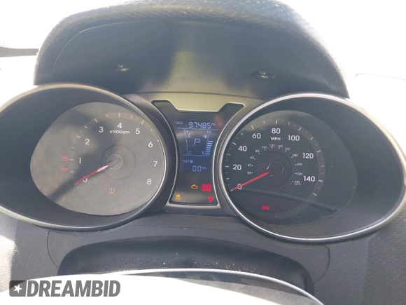 2013 Hyundai Veloster w/Black Int with VIN KMHTC6AD9DU135318, listed as a IAAI auction lot 42632212 with 97,485 mi miles and . Bid and sale history available at DreamBid. Image 7.