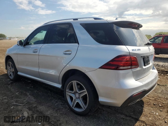 2016 Mercedes-Benz GLE 400 with VIN 4JGDA5GBXGA678189, listed as a Copart auction lot 58309745 with 109,926 mi miles and Salvage title. Bid and sale history available at DreamBid. Image 2.