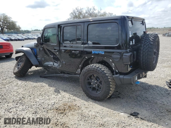 2024 Jeep Wrangler Willys z VIN 1C4RJXN62RW204366, wystawiony jako Copart lot #54132025 z przebiegiem 2 701 mil mil oraz Szkoda całkowita • Salvage title. Historia ofert i sprzedaży dostępna na DreamBid. Obrazek 2.