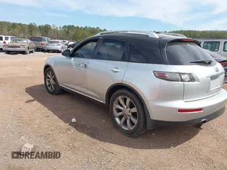 2006 Infiniti FX with VIN JNRAS08U36X100535, listed as a IAAI auction lot 41892435 with 274,843 mi miles. Bid and sale history available at carsss.com. Image 3.