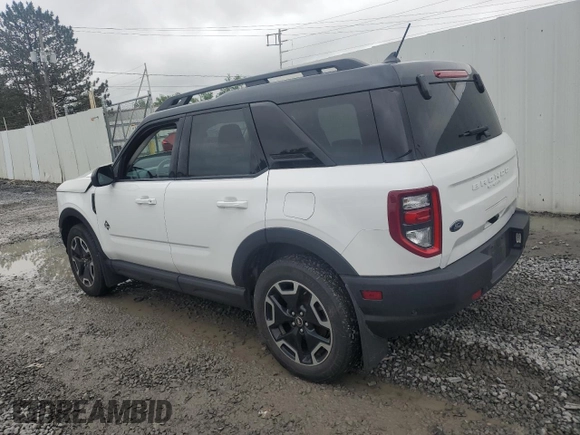 2023 Ford Bronco Sport Outer Banks with VIN 3FMCR9C68PRD71887, listed as a Copart auction lot 61337695 with 28,508 mi miles and Salvage title. Bid and sale history available at DreamBid. Image 2.