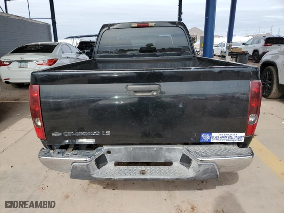 2005 Chevrolet Colorado LS Z85 with VIN 1GCCS196958136060, listed as a Copart auction lot 44746625 with 266,738 mi miles and Salvage Title. Bid and sale history available at carsss.com. Image 6.