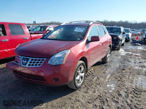 2010 Nissan Rogue S with VIN JN8AS5MT1AW010815, listed as a IAAI auction lot 41724480 with 188,343 mi miles and . Bid and sale history available at carsss.com. Image 17.