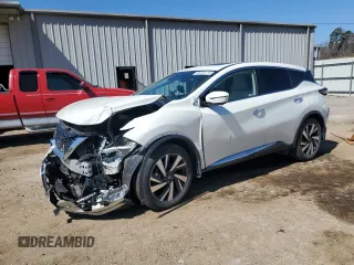 2022 Nissan Murano SL with VIN 5N1AZ2CJ9NC111710, listed as a Copart auction lot 48725715 with 11,992 mi miles and Salvage Title. Bid and sale history available at carsss.com. Image 1.