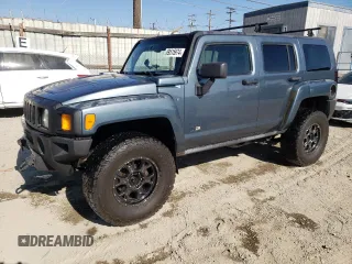 2007 Hummer H3 SUV with VIN 5GTDN13E378129872, listed as a Copart auction lot 69515974 with 166,803 mi miles and Salvage Title. Bid and sale history available at carsss.com. Image 1.