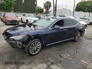 2023 Lexus LS with VIN JTHD51FFXP5018375, listed as a Copart auction lot 52004195 with Not Provided miles and Clean Title. Bid and sale history available at carsss.com. Image 1.