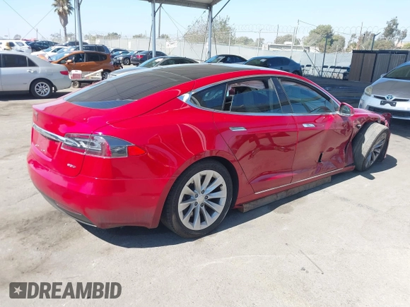 2016 Tesla Model S 90D with VIN 5YJSA1E22GF174654, listed as a IAAI auction lot 41700676 with 193,813 mi miles and . Bid and sale history available at DreamBid. Image 4.