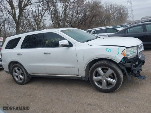 2013 Dodge Durango Citadel with VIN 1C4RDJEG7DC687196, listed as a IAAI auction lot 41828289 with 176,778 mi miles. Bid and sale history available at carsss.com. Image 14.
