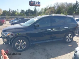 2017 Nissan Pathfinder Platinum with VIN 5N1DR2MN1HC905233, listed as a IAAI auction lot 41937330 with 117,326 mi miles. Bid and sale history available at carsss.com. Image 15.