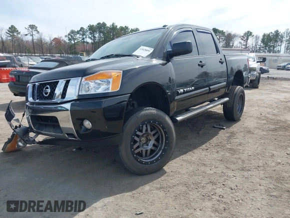 2013 Nissan Titan S with VIN 1N6AA0EC5DN304015, listed as a IAAI auction lot 41828891 with 136,279 mi miles and . Bid and sale history available at DreamBid. Image 2.