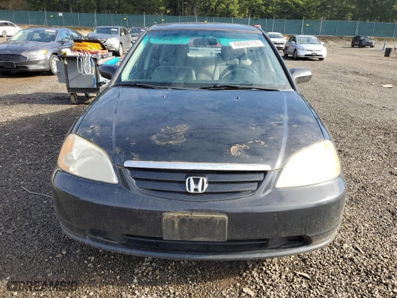 2003 Honda Civic LX with VIN 2HGES15543H600760, listed as a Copart auction lot 44842715 with 250399 miles and Clean Title. Bid and sale history available at carsss.com. Image 5.
