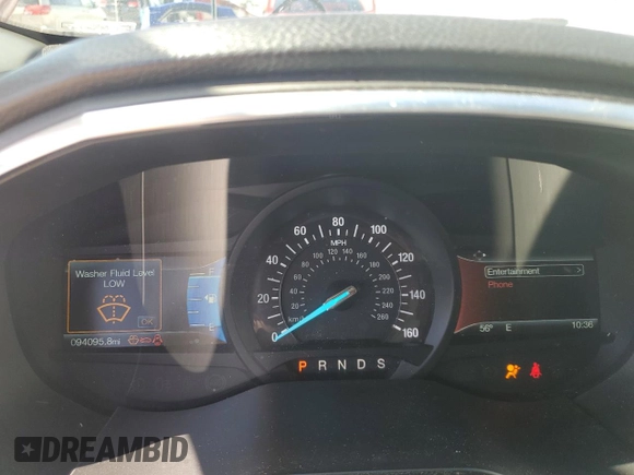 2015 Ford Edge Titanium with VIN 2FMTK4K93FBB03491, listed as a Copart auction lot 54075365 with 94,095 mi miles and Salvage Title. Bid and sale history available at carsss.com. Image 9.