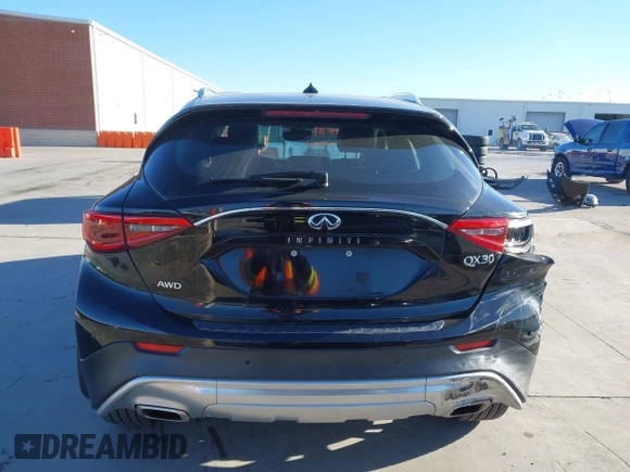 2018 Infiniti QX30 Luxury with VIN SJKCH5CRXJA058994, listed as a IAAI auction lot 41389481 with 69,907 mi miles and . Bid and sale history available at DreamBid. Image 17.