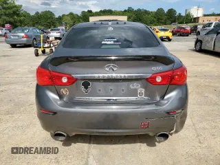 2015 Infiniti Q50 with VIN JN1BV7AP3FM342500, listed as a Copart auction lot 60143085 with 199,848 mi miles and Salvage title. Bid and sale history available at DreamBid. Image 6.