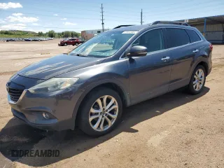 2013 Mazda CX-9 Grand Touring z VIN JM3TB3DV9D0413563, wystawiony jako Copart lot #57911395 z przebiegiem 86 449 mil mil oraz Czysty tytuł • Clean title. Historia ofert i sprzedaży dostępna na DreamBid. Obrazek 1.