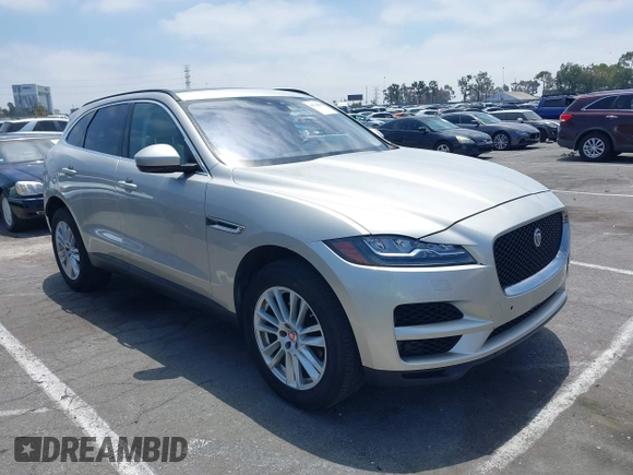 2017 Jaguar F-Pace 20d Prestige with VIN SADCK2BN1HA099059, listed as a IAAI auction lot 42720996 with 91,043 mi miles and . Bid and sale history available at DreamBid. Image 1.