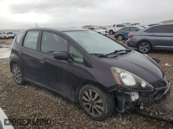 2013 Honda Fit Sport with VIN JHMGE8H51DC043294, listed as a Copart auction lot 43765195 with 95,587 mi miles and Salvage Title. Bid and sale history available at carsss.com. Image 4.