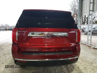 2023 GMC Yukon SLT with VIN 1GKS2BKD9PR556297, listed as a Copart auction lot 86362104 with 11,039 mi miles and Salvage Title. Bid and sale history available at carsss.com. Image 6.