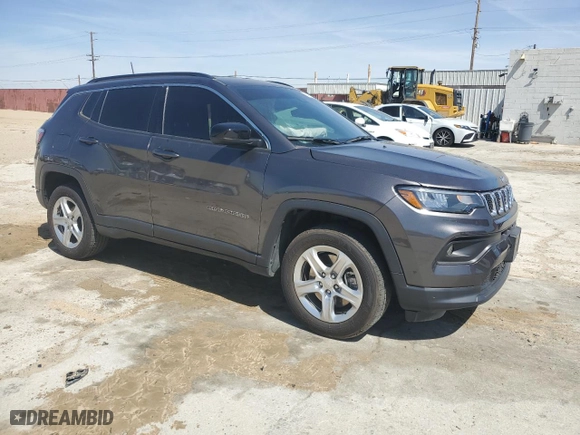 2024 Jeep Compass Latitude with VIN 3C4NJDBN2RT586672, listed as a Copart auction lot 50778295 with 8,434 mi miles and Salvage Title. Bid and sale history available at carsss.com. Image 4.