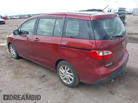 2012 Mazda 5 Sport with VIN JM1CW2BL4C0143780, listed as a IAAI auction lot 42362211 with 201,537 mi miles and . Bid and sale history available at DreamBid. Image 3.
