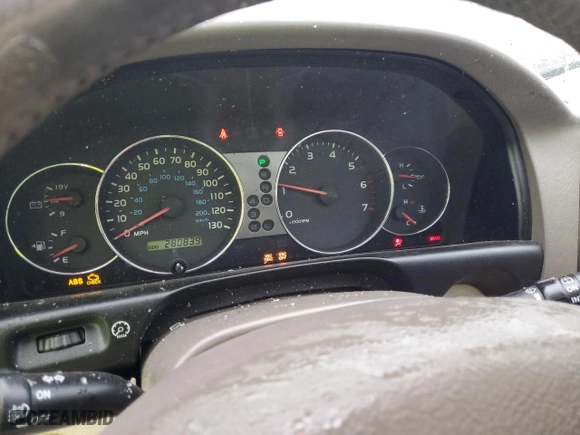2004 Toyota Land Cruiser with VIN JTEHT05J142057907, listed as a Copart auction lot 43091765 with 280,839 mi miles and Salvage Title. Bid and sale history available at carsss.com. Image 9.