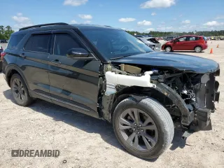 2022 Ford Explorer XLT z VIN 1FMSK7DH5NGC38366, wystawiony jako Copart lot #56390465 z przebiegiem 24 909 mil mil oraz Szkoda całkowita • Salvage title. Historia ofert i sprzedaży dostępna na DreamBid. Obrazek 4.