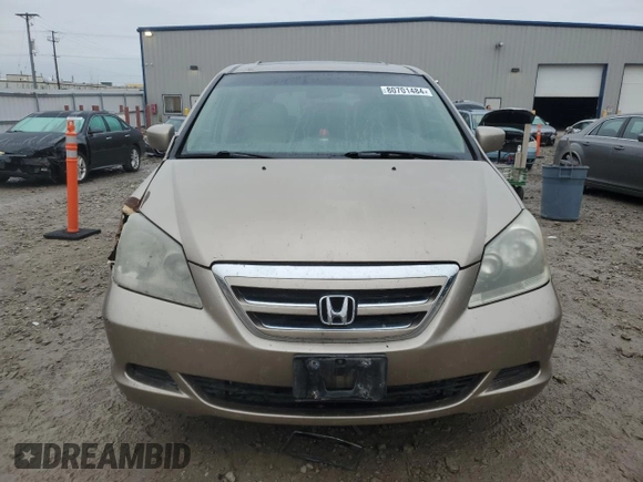 2007 Honda Odyssey EX-L with VIN 5FNRL38657B126262, listed as a Copart auction lot 80701484 with 101,020 mi miles and Non Repairable. Bid and sale history available at DreamBid. Image 5.