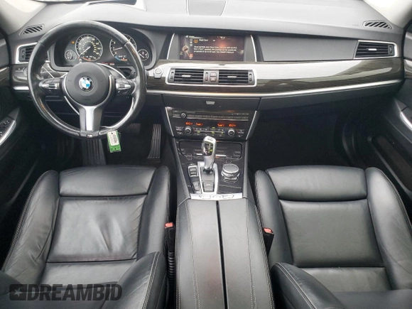 2015 BMW 5 Series 535i Gran Turismo xDrive with VIN WBA5M4C55FD186514, listed as a Copart auction lot 69410704 with 124,398 mi miles and Salvage title. Bid and sale history available at DreamBid. Image 8.