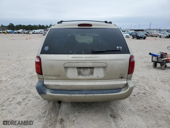 2005 Dodge Caravan SXT with VIN 2D4GP44L95R182514, listed as a Copart auction lot 46191635 with 259,527 mi miles and Salvage Title. Bid and sale history available at carsss.com. Image 6.