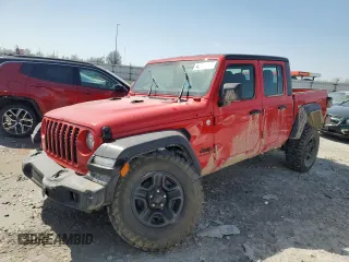 2021 Jeep Gladiator Sport S with VIN 1C6JJTAGXML540532, listed as a Copart auction lot 48422645 with 97,372 mi miles and Salvage title. Bid and sale history available at DreamBid. Image 1.
