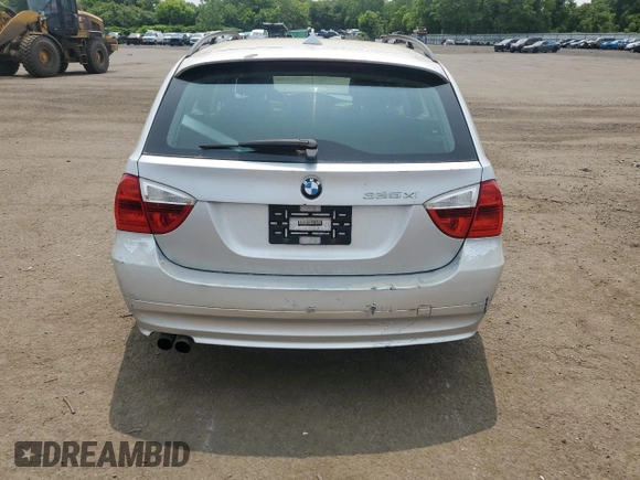 2006 BMW 3 Series 325xi with VIN WBAVT13536KW23228, listed as a Copart auction lot 58734625 with 163,661 mi miles and Salvage title. Bid and sale history available at DreamBid. Image 6.