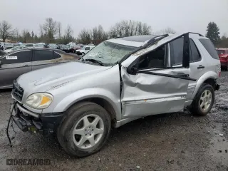 2002 Mercedes-Benz M-Class with VIN 4JGAB54EX2A324289, listed as a Copart auction lot 41439525 with 0 mi miles and Salvage Title. Bid and sale history available at carsss.com. Image 1.