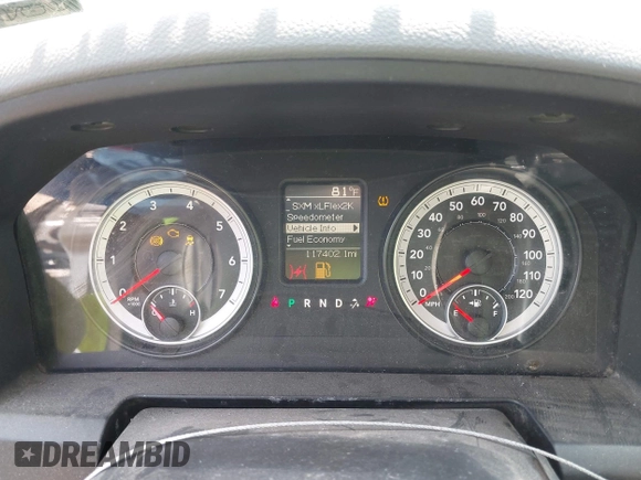 2014 Ram 1500 Tradesman with VIN 1C6RR7FT2ES106542, listed as a IAAI auction lot 42461071 with 117,402 mi miles and . Bid and sale history available at DreamBid. Image 7.