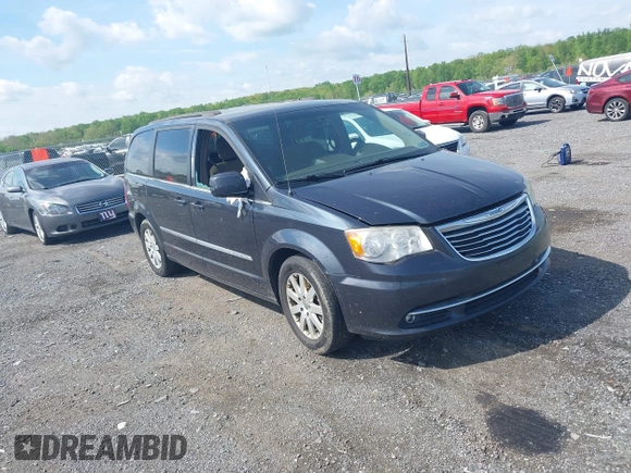 2014 Chrysler Town & Country Touring with VIN 2C4RC1BG0ER461081, listed as a IAAI auction lot 42157023 with 220,955 mi miles. Bid and sale history available at carsss.com. Image 1.