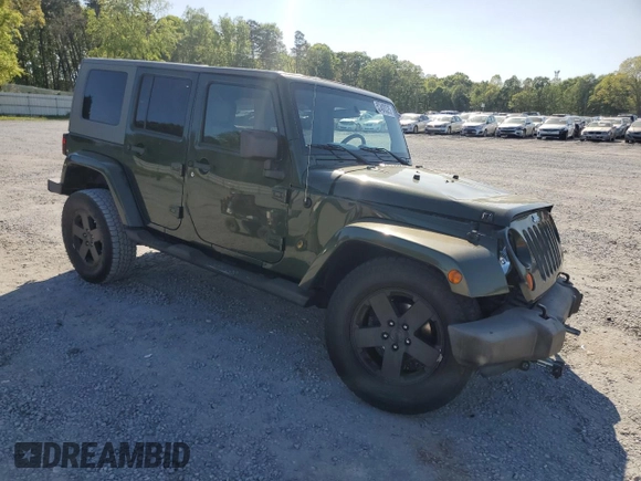 2008 Jeep Wrangler Unlimited Sahara with VIN 1J4GA59148L504608, listed as a Copart auction lot 52400325 with 123,959 mi miles and Salvage Title. Bid and sale history available at carsss.com. Image 4.