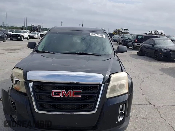 2013 GMC Terrain SLE with VIN 2GKALMEK8D6108574, listed as a Copart auction lot 51376525 with 185,088 mi miles and Salvage Title. Bid and sale history available at carsss.com. Image 12.