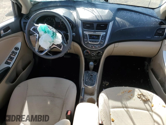 2016 Hyundai Accent SE with VIN KMHCT4AE6GU085432, listed as a Copart auction lot 52680535 with 31,515 mi miles and Salvage Title. Bid and sale history available at DreamBid. Image 8.