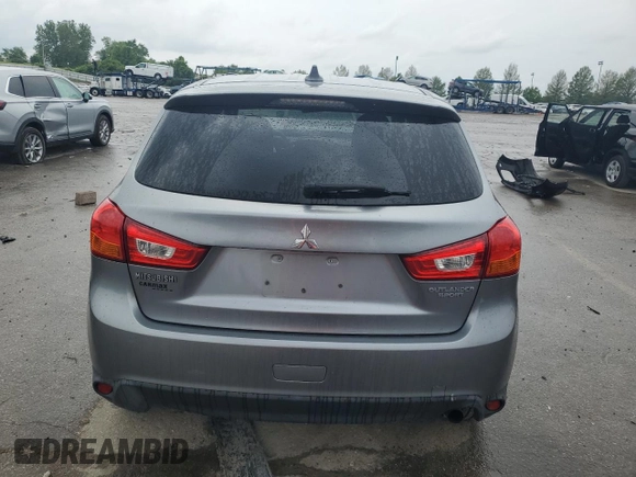 2017 Mitsubishi Outlander ES with VIN JA4AP3AU4HZ017002, listed as a Copart auction lot 59027755 with 55,875 mi miles and Salvage title. Bid and sale history available at DreamBid. Image 6.
