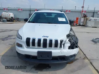 2015 Jeep Cherokee Sport with VIN 1C4PJLAB6FW602355, listed as a IAAI auction lot 41962707 with 175,428 mi miles. Bid and sale history available at carsss.com. Image 13.