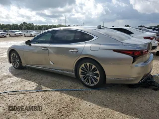 2022 Lexus LS with VIN JTHD51FF5N5017406, listed as a Copart auction lot 73726244 with 6,218 mi miles and Salvage Title. Bid and sale history available at carsss.com. Image 2.