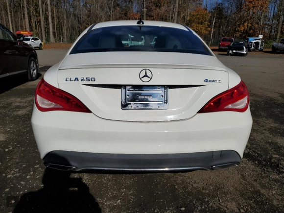 2018 Mercedes-Benz CLA 250 with VIN WDDSJ4GB2JN586277, listed as a Copart auction lot 74450313 with 43,518 mi miles and . Bid and sale history available at DreamBid. Image 6.