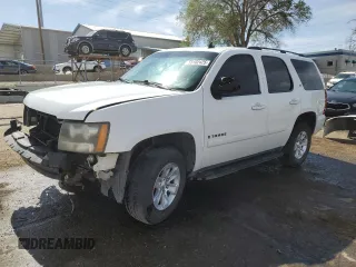 2008 Chevrolet Tahoe 2LT z VIN 1GNFC13J68R276127, wystawiony jako Copart lot #55102425 z przebiegiem 216 205 mil mil oraz Czysty tytuł • Clean title. Historia ofert i sprzedaży dostępna na DreamBid. Obrazek 1.
