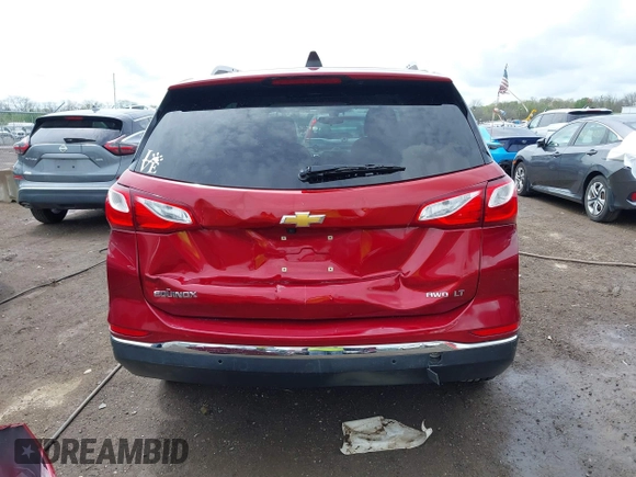 2018 Chevrolet Equinox LT with VIN 2GNAXSEV5J6340521, listed as a IAAI auction lot 42112332 with 57,857 mi miles. Bid and sale history available at carsss.com. Image 6.