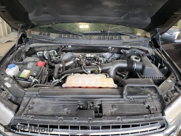 2019 Ford F-150 XL with VIN 1FTEW1EP6KFA59568, listed as a Copart auction lot 57139785 with 76,297 mi miles and Salvage title. Bid and sale history available at DreamBid. Image 11.