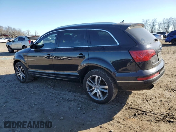 2014 Audi Q7 3.0T Premium Plus with VIN WA1LGBFE2ED019182, listed as a Copart auction lot 49526955 with 92,965 mi miles and Salvage Title. Bid and sale history available at carsss.com. Image 2.