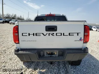 2021 Chevrolet Colorado 4WD ZR2 with VIN 1GCGTEEN0M1108190, listed as a Copart auction lot 45212075 with 0 mi miles and Salvage Title. Bid and sale history available at carsss.com. Image 6.