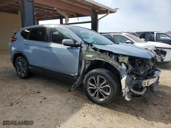2020 Honda CR-V EX-L with VIN 7FARW2H84LE017745, listed as a Copart auction lot 44998475 with 77,172 mi miles and Salvage Title. Bid and sale history available at carsss.com. Image 4.
