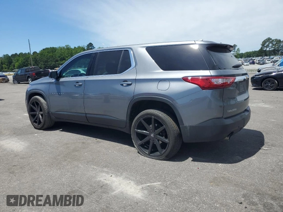 2020 Chevrolet Traverse LS with VIN 1GNERFKW8LJ139668, listed as a Copart auction lot 57996795 with 132,453 mi miles and Salvage title. Bid and sale history available at DreamBid. Image 2.