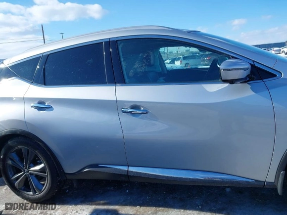 2023 Nissan Murano Platinum with VIN 5N1AZ2DS2PC131064, listed as a IAAI auction lot 41546244 with 3,692 mi miles. Bid and sale history available at carsss.com. Image 13.