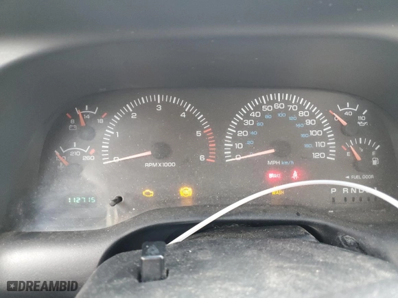 2001 Dodge Ram 1500 with VIN 1B7HF16Y61S235366, listed as a Copart auction lot 52591425 with 112,715 mi miles and Salvage Title. Bid and sale history available at carsss.com. Image 9.